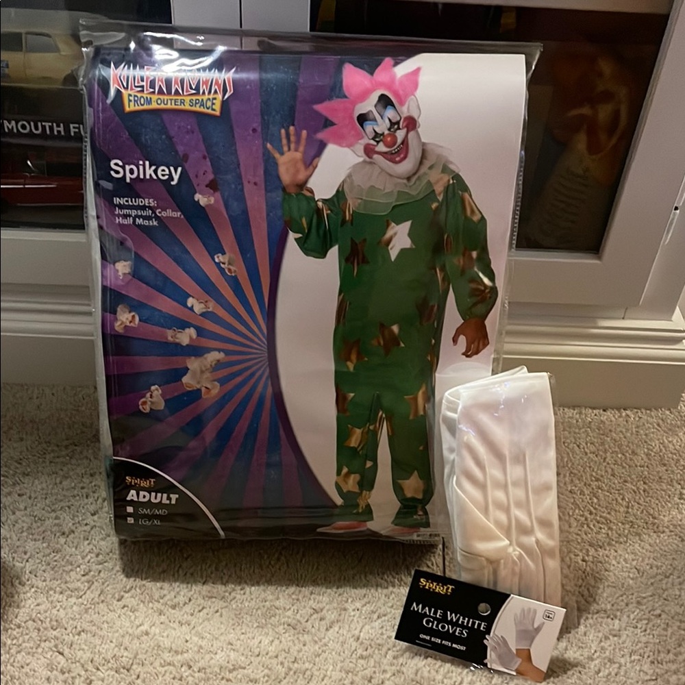 Spirit Halloween Spikey Killer Klowns From Outer Space Adult L/XL Clown Costume